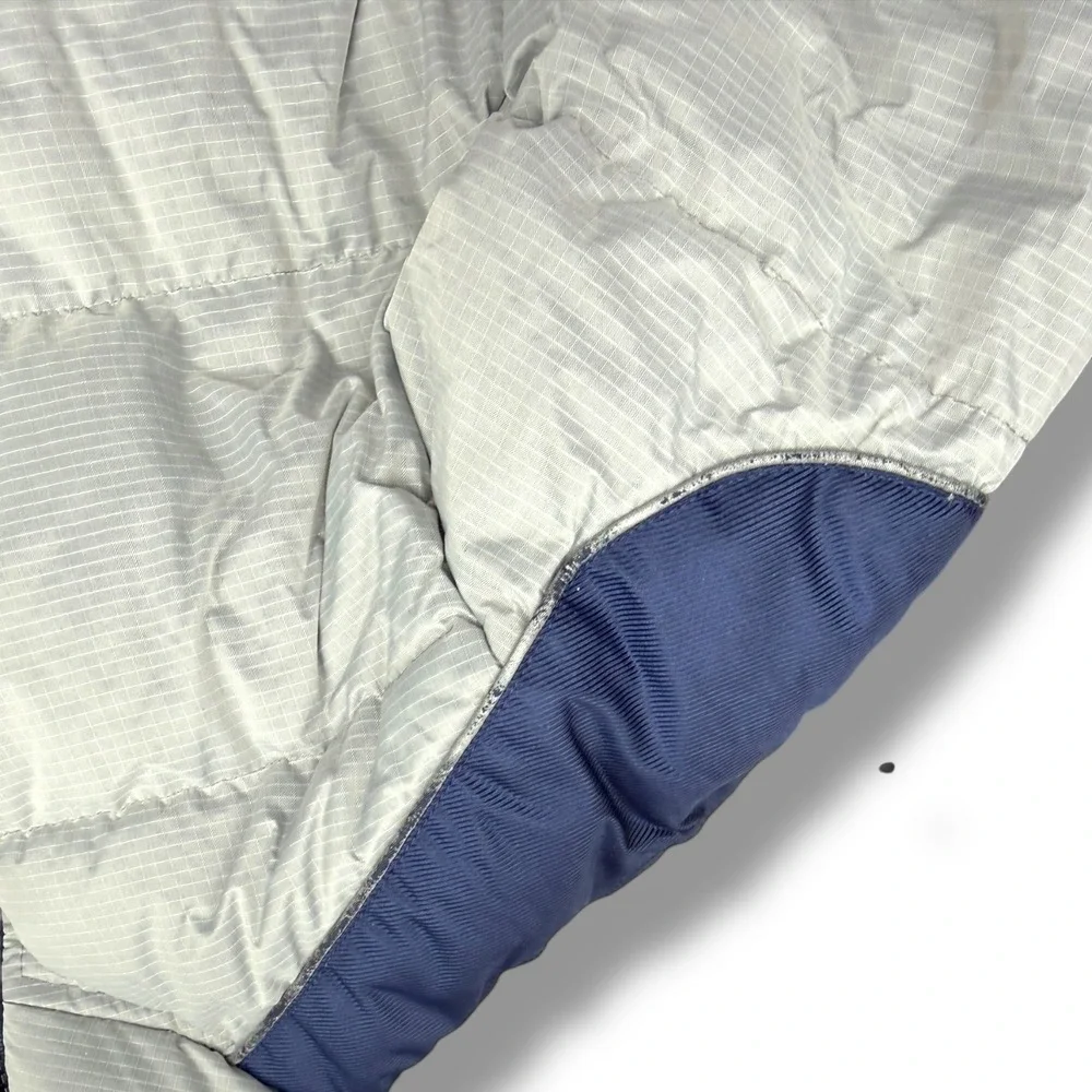 Gymboree Vintage 90s Gymsport Down Puffer Coat Kids Size‎ L 4-5 Gray Navy Winter